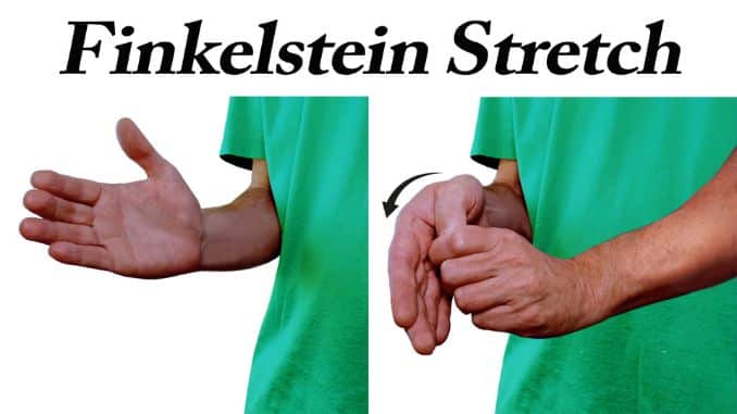 Finkelstein Stretch- De Quervain's treatment