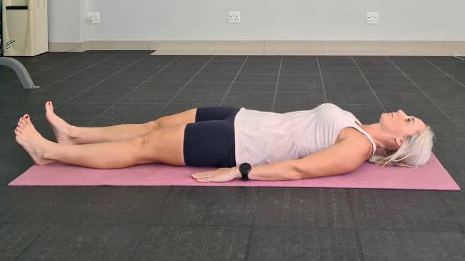 Lying Leg lifts Variation 1 Lateral view Start- Killer Core Workout