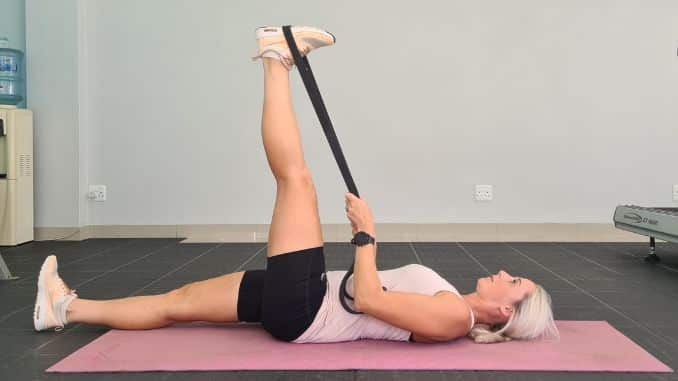 Hamstring stretch