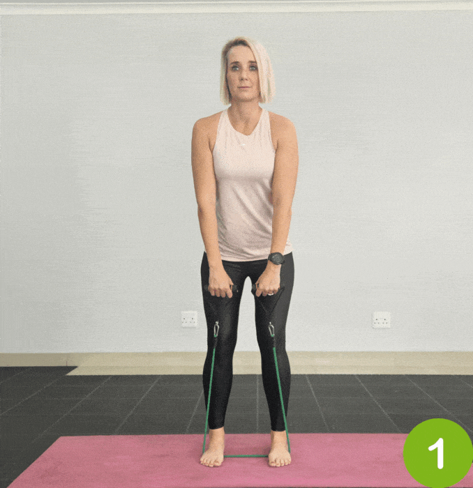 Resistance Band Bent-Over Row