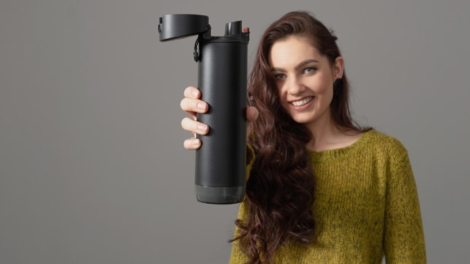High-Tech Water Bottle