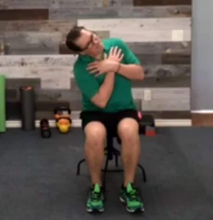 Seated Twist with Forward Bend 2