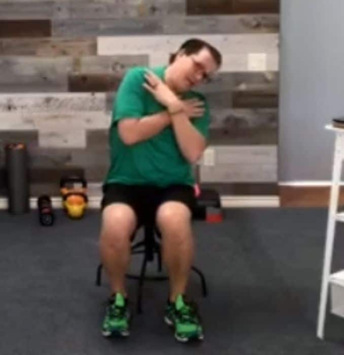 Seated Twist with Side Bend 2