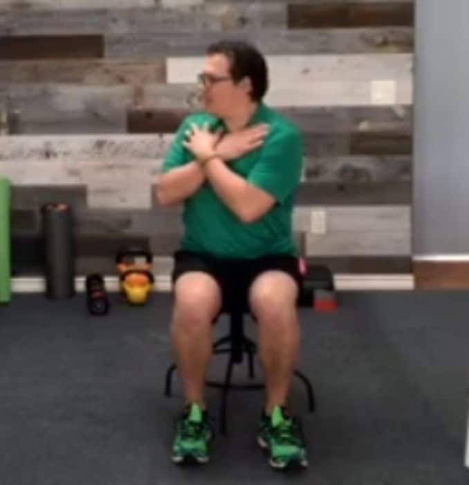 Seated Twist with Side Bend 3