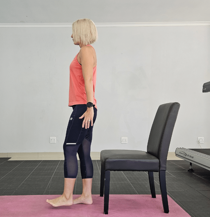 Chair Squats Variation 2