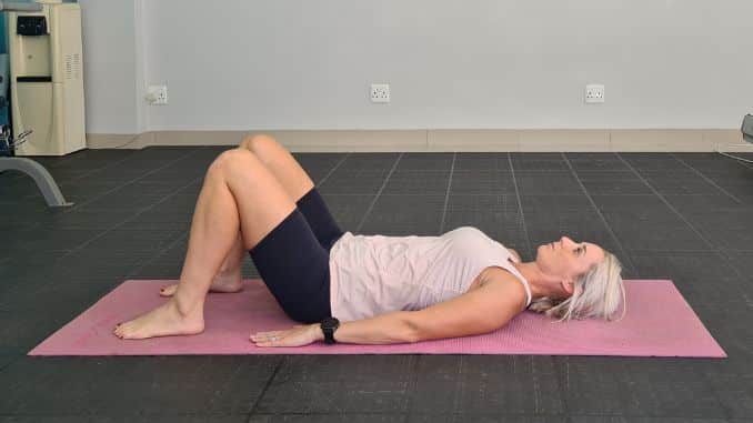 glute brideges - start - Common Hip Injuries