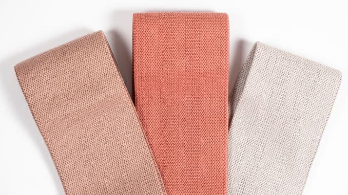 Fabric elastic bands for sports