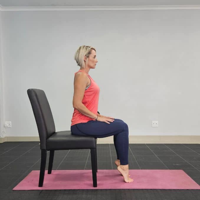Seated Heel raises