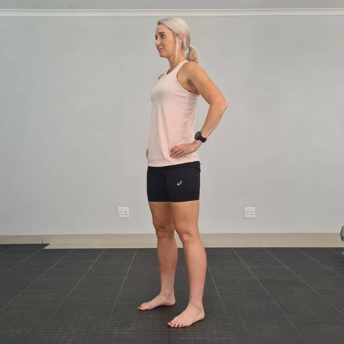 low squat - start