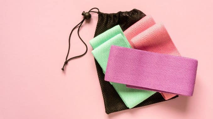 multicolored fabric fitness