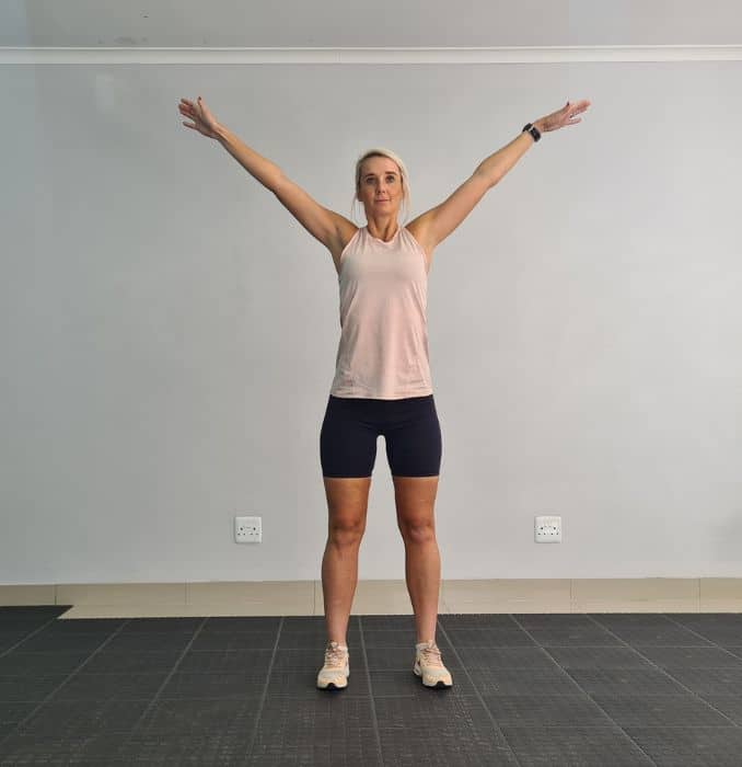 Arm Circles  2 - upper body workout for women