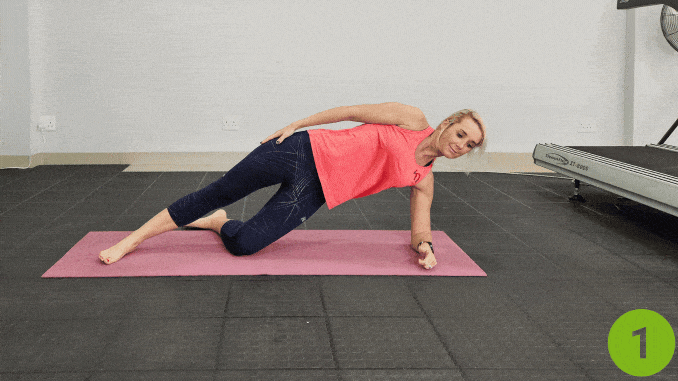 Forearm Side Plank Arm Reach