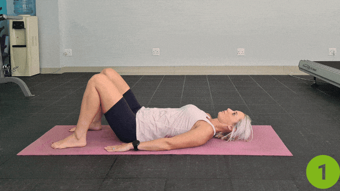 Glute bridge - workouts for anterior pelvic tilt