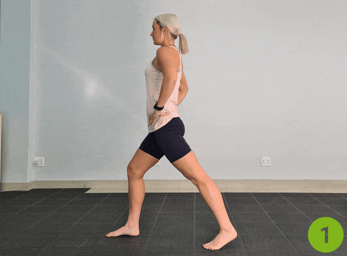 Lunge - workouts for anterior pelvic tilt