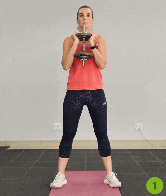 Goblet Squat - Proper Squat Form Female
