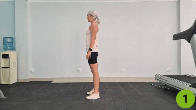Glute Activation Squat Hold - Pickleball Knee Pain