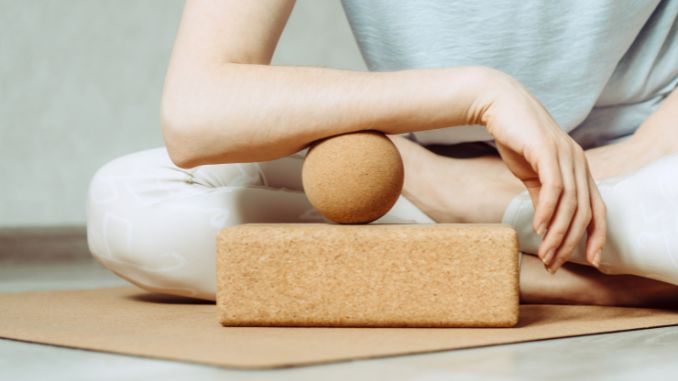 massage-ball-on-cork-block